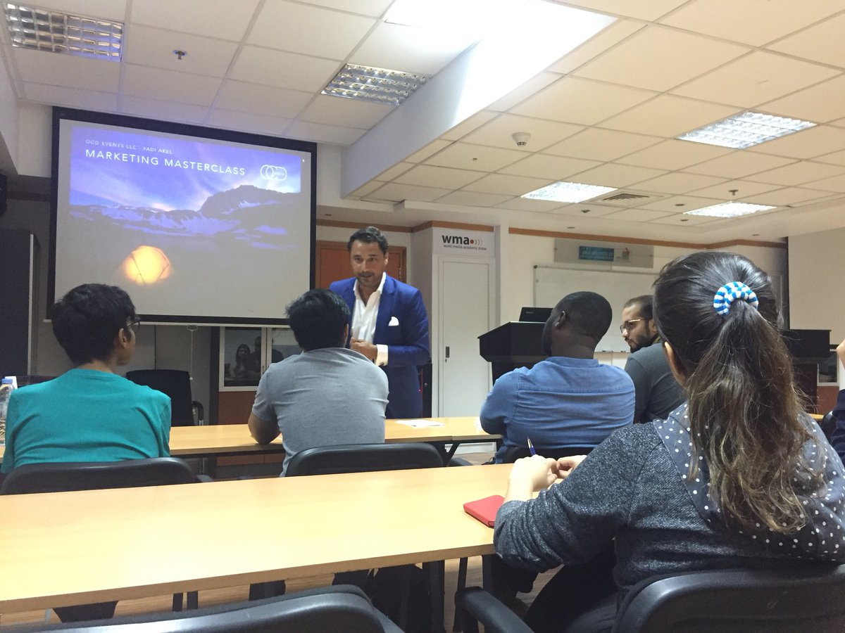 EMDIUAE's tweet photo. Guess whose back at #EMDIUAE?!
#Marketing #Masterclass with @FadiAkel it is! ๐๐ก
#Advertising101 #AdvertisingBatch #Marketing101 https://t.co/084VeeRFRj