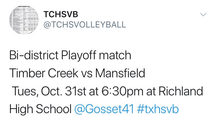 donniebartlett9's tweet photo. Good morning Falcons!! We need to pack Richland to support our TEAM on Tuesday!! Do not let this opportunity pass you by...PLAYOFFS 2017. @TCHS18 @TCHSTalon @TCHSfansection @TC_Cheer_ @tcskydancers @TCHS_Booster @timbercband @TCHSFootball https://t.co/06my0CgYkv