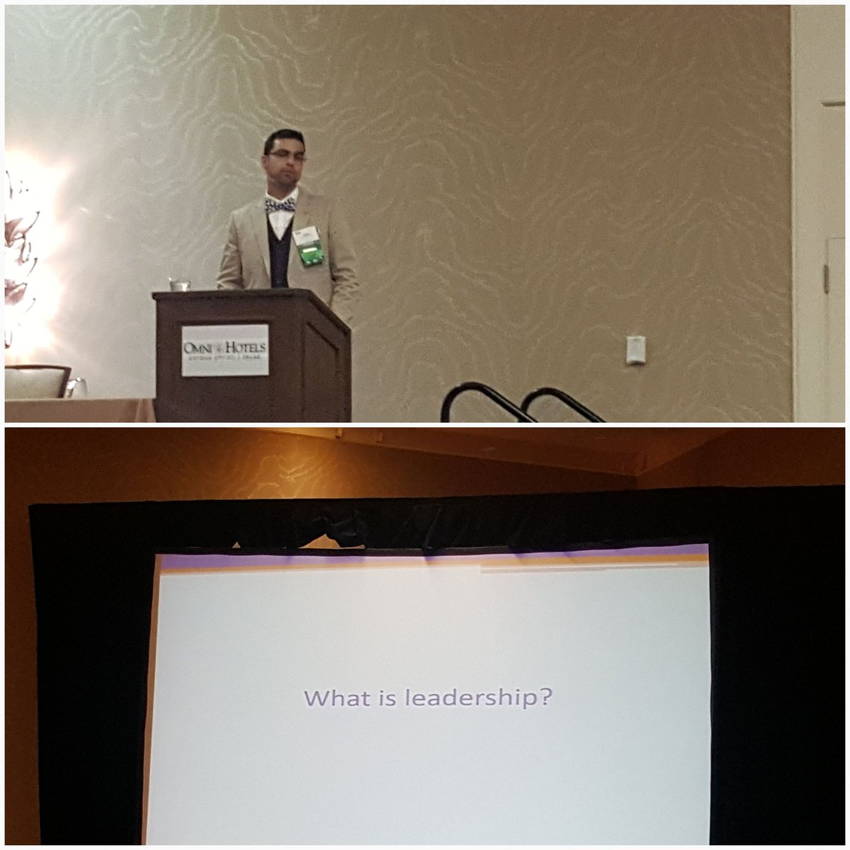 rupalPT's tweet photo. Wonderful end 2 #TPTAAC w #AgentofChange @PEstrada_DPT presenting on how we can all lead by DOING in our community #PTransforms #PTAdvocacy https://t.co/e7SdI7heaX