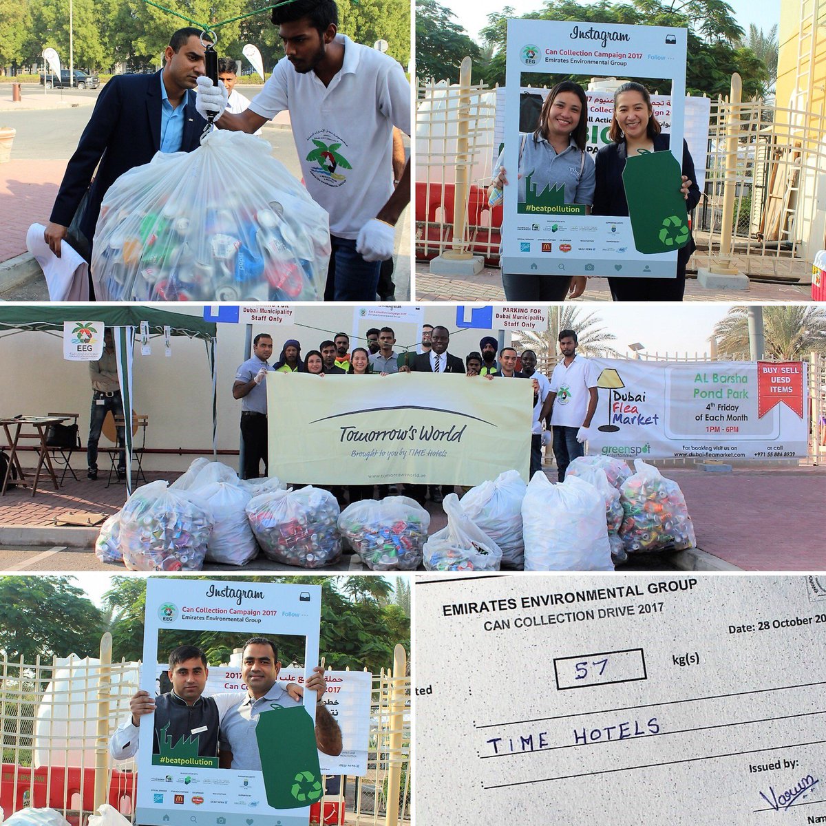 TIMEHotelsUAE's tweet photo. Another achievement in #CSR!
With a target of collecting 35 kg of cans; #TIMEhotels successfully collected 57 Kg in the #CanCollectionDrive https://t.co/0RaRC42Aa5