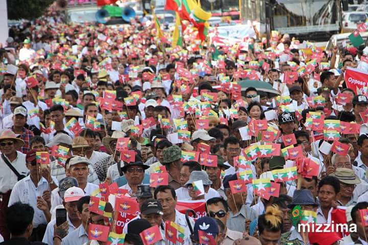 Myanmar nationalities stand with Myanmar Army.
They don't need Human Right.They need Myanmar
Army.We love Myanmar Army.