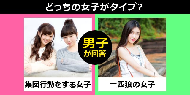 「集団行動をする女子」と「一匹狼の女子」、男子にモテるのはどっち⁉ 【男子たちの本音はこちら】 lin.ee/bITJJfz #LINEQ　#恋愛