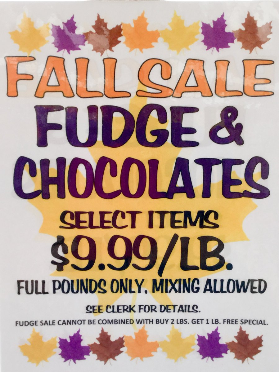 candykitchens's tweet photo. Candy can make any rainy day brighter! Check out our fabulous fall sale (in-store ONLY) #sale #sweets247 #wonderfulworldofcandy https://t.co/Q2L9UdcNdd