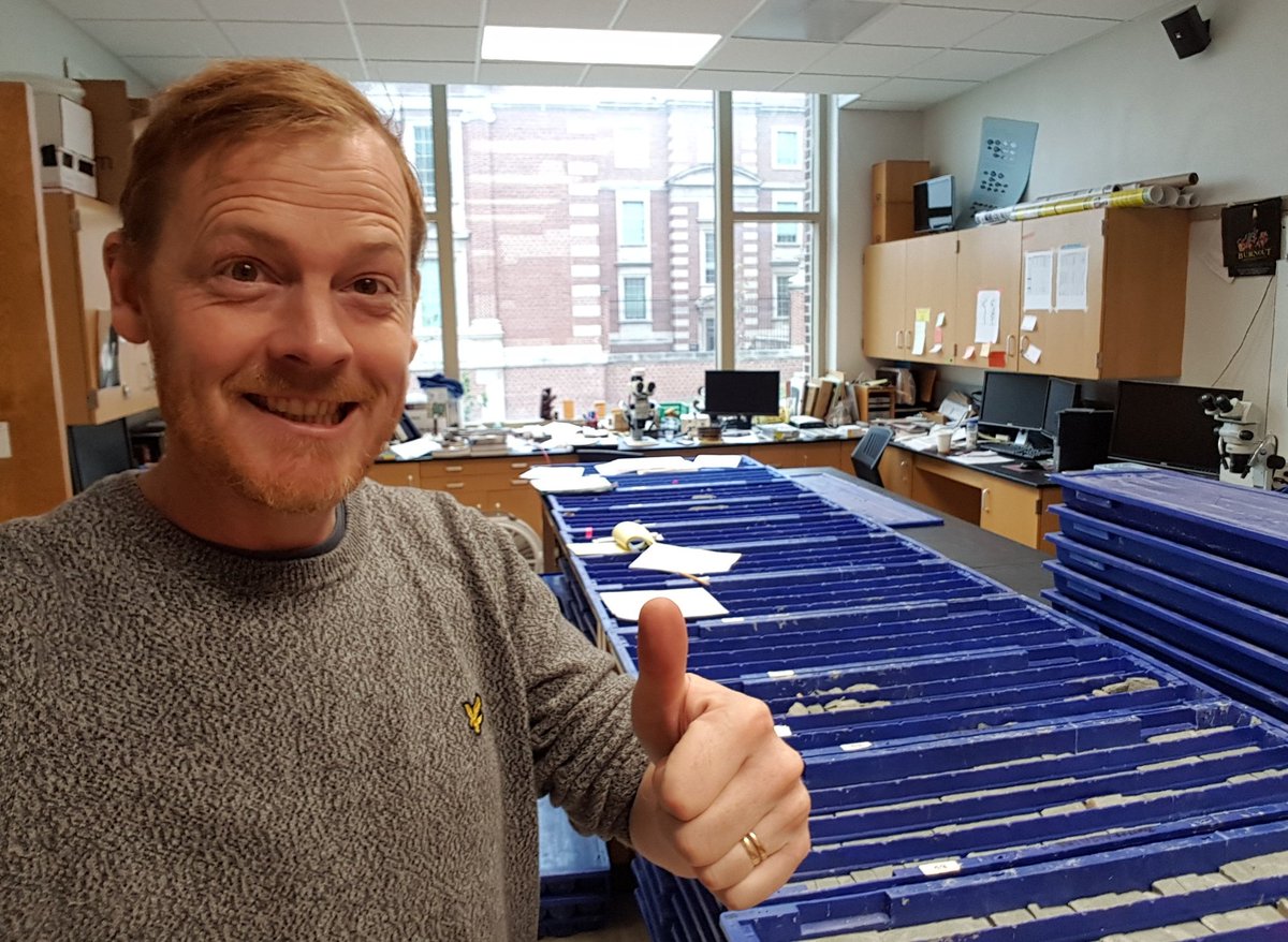 mikaelcalner's tweet photo. I am this happy to study paleozoic core sections with Brad Cramer over in #Iowacity. Great LU/IU collaboration! @lunduniversity @igcp653 @ https://t.co/4XFErsJubb