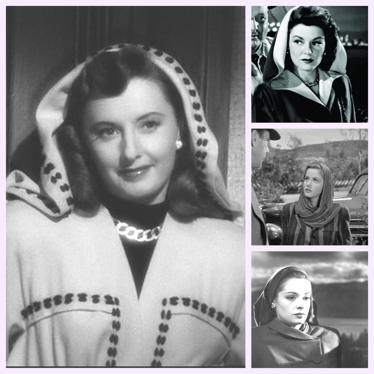 AndWhatRosen's tweet photo. #NoirAlley Dames sure love their hoods! #HoodGame #TheStrangeLoveOfMarthaIvers #NoirAlley #TCMParty https://t.co/HMIDm7BNcd