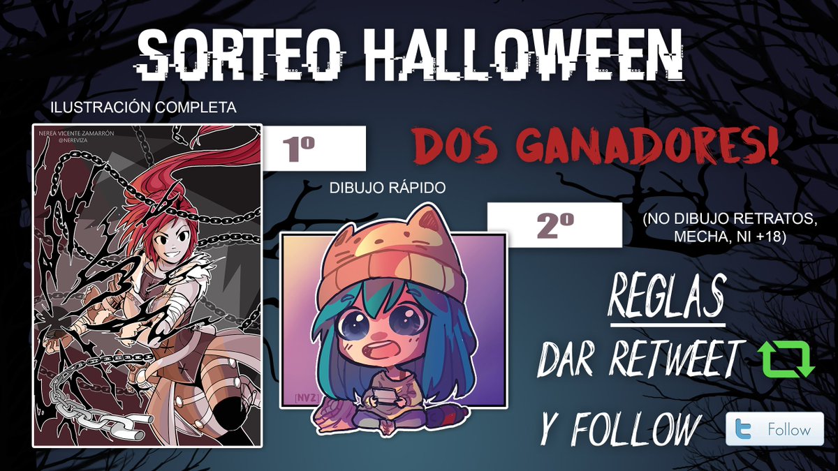 Nereviza's tweet photo. SORTEO DE HALLOWEEN Y 3K
Reglas: Dar RT y Follow
2 Ganadores
¡Suerte! https://t.co/r70sj80AZu