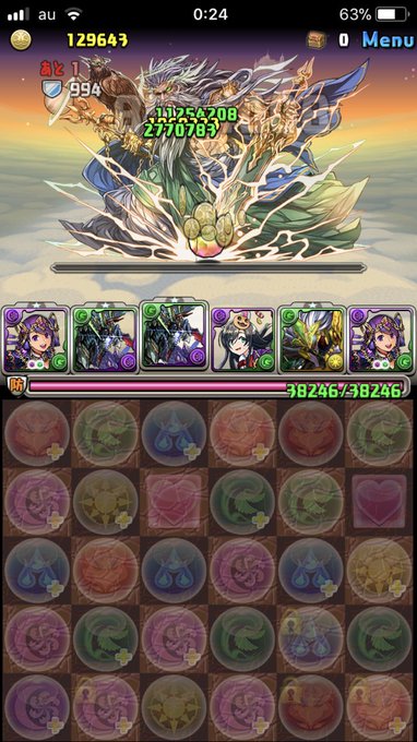 パズドラ 神王の天空境界 4階 四階 ノーコン攻略パーティー パズドラ初心者攻略 Com