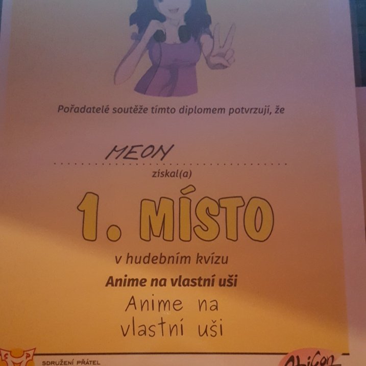 Meonlyme1845's tweet photo. Konečně jsem letos po 5 letech chození na poznávačku vyhrál :) #akicz #akicon #akicz17 https://t.co/kErWgtX3AR