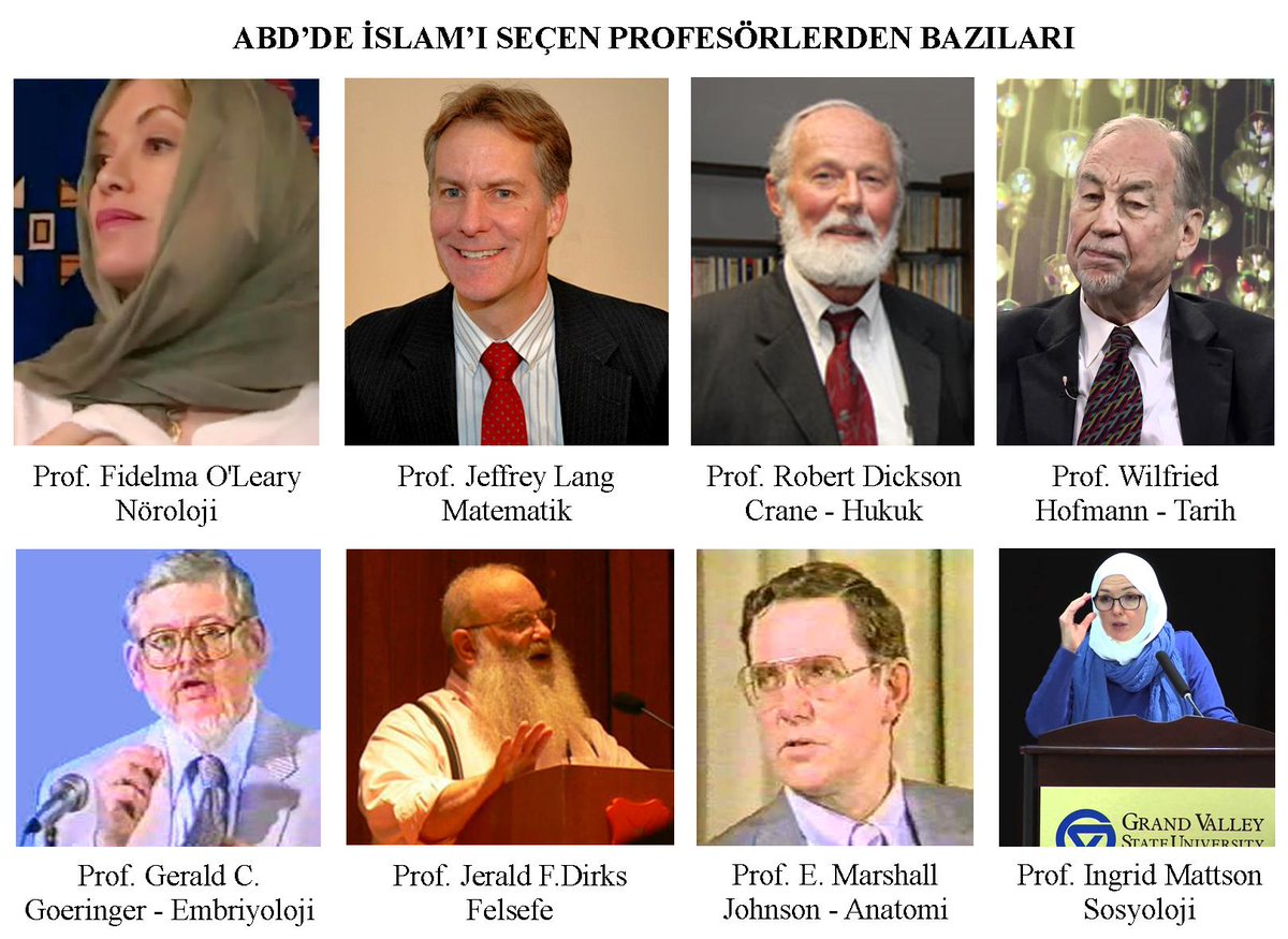 ABD'de son yıllarda İslam'ı seçenlerin sayısı artıyor. Bu kişiler arasında kendi alanında uzman birçok isim bulunuyor. #ConverttoIslam