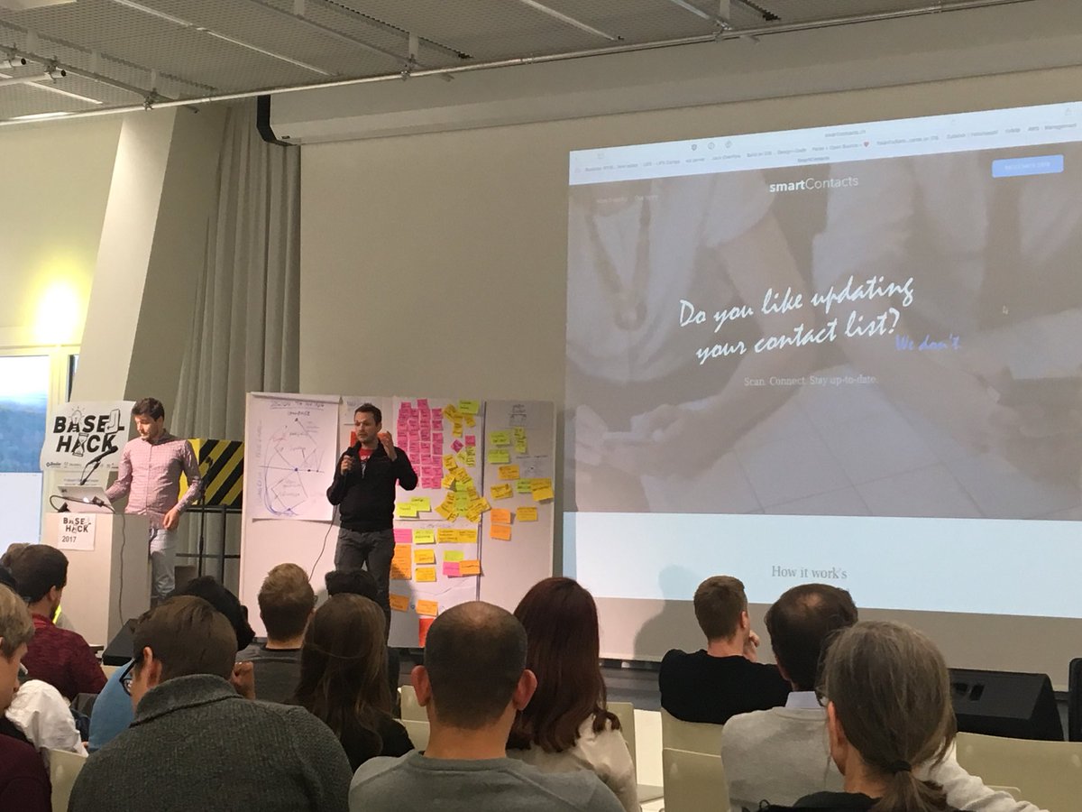 BaselHack's tweet image. Smart Contacts - exchange contacts made easy #BaselHack