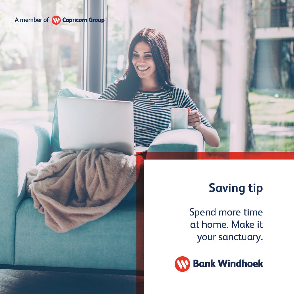 BankWindhoek's tweet photo. Appreciate life and simplicity. Host a movie night or a picnic where each person brings a dish. #SureSave https://t.co/QI0qJDhi8C https://t.co/zBwMP17Bg2