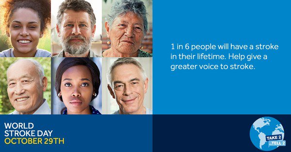 OpsLLC_net's tweet image. Oct. 29 is World Stroke Day - take 2 minutes to learn the signs of stroke #Take2ForStroke #WorldStrokeDay  thndr.me/rS5WEF
