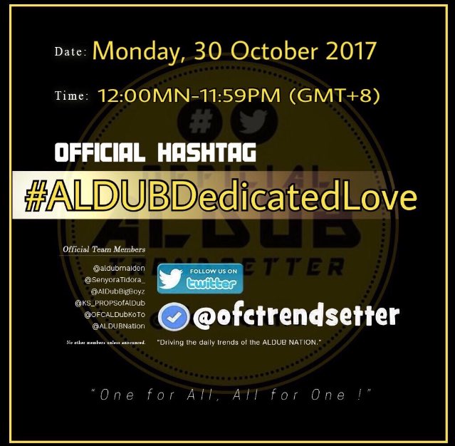 "Ive fallen in love many times .... always with YOU  " <a href="/aldenrichards02/">Alden Richards</a> <a href="/mainedcm/">Maine Mendoza</a> 

#ALDUBDedicatedLove <a href="/ofctrendsetter/">TEAM OAT ᴬᴰᴺ</a>  <a href="/SenyoraTidora_/">SENYORA TIDORA ᴬᴰᴺ</a>