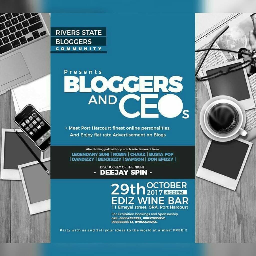 chichriso's tweet photo. Meet all the Rivers State online personalities today as we meet with RS CEOs at Ediz Wine Bar
#RSBloggersAndCEOs #RSBloggersCommunity https://t.co/a78rLbk34S