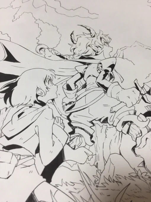 絵描いてるる 