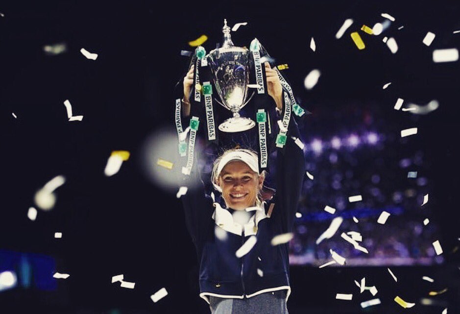 CaroWozniacki's tweet photo. No better way to end the season than to win the Year End Championship!Thanks to my team and everyone who supported me, I'll see you in 2018! https://t.co/o3weWumrBF