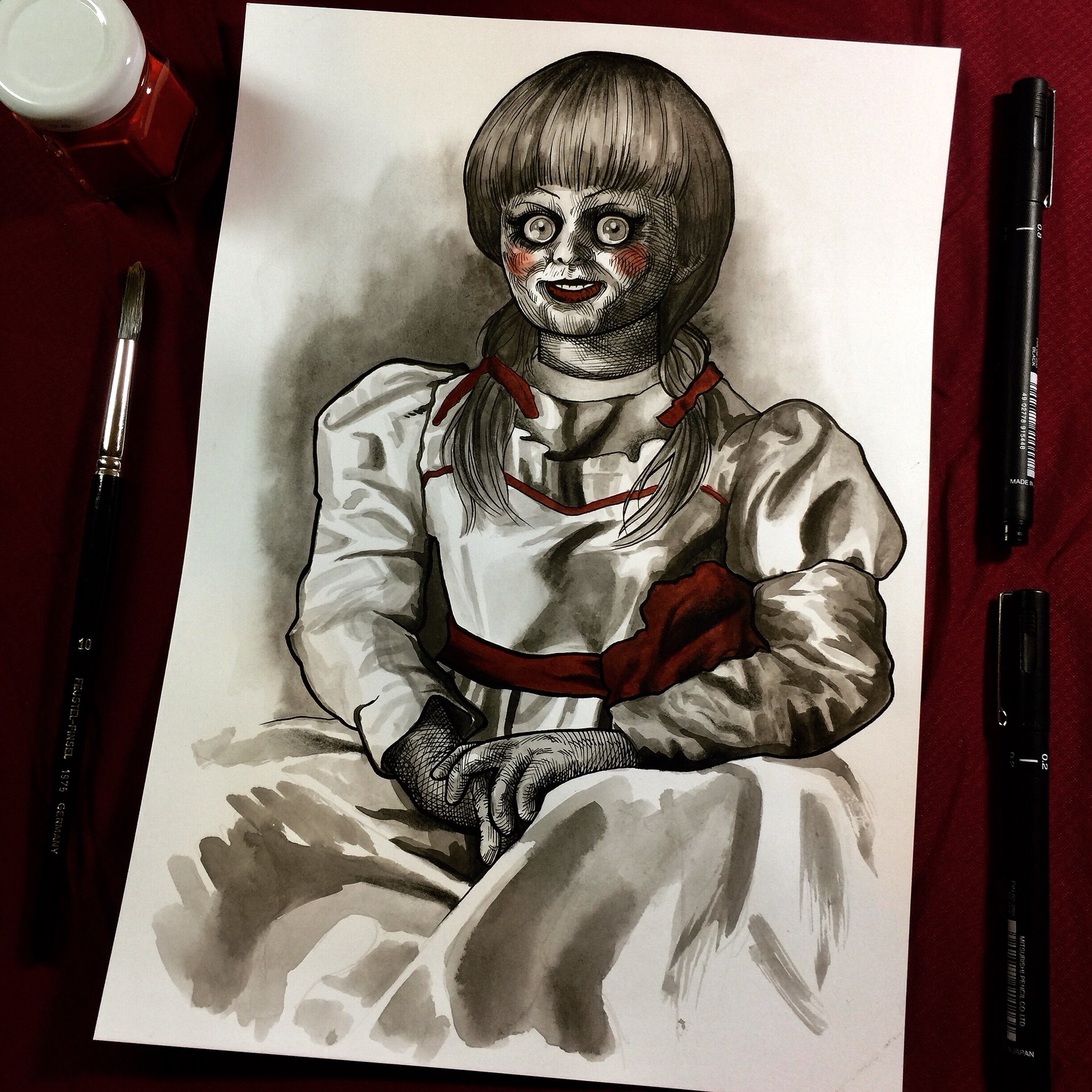 How To Draw Annabelle Step By Step Drawing Guide By D vrogue.co