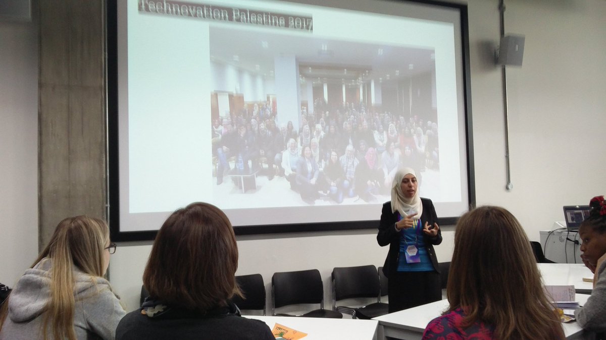 goobric's tweet photo. Let's #ChangeForGirls in #tech and #STEM ThnQ @AyahSoufan for an insightful discussion @mozillafestival #MozFest https://t.co/XPt9FaoQ0a
