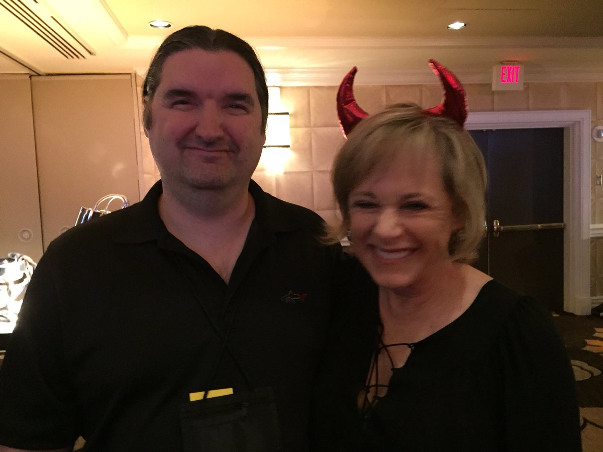 HumanistCommSV's tweet photo. HCSV board member Matt and I at Disco part @center4inquiry #CSIcon2017 #CSIcon https://t.co/X1j5snF3Gi
