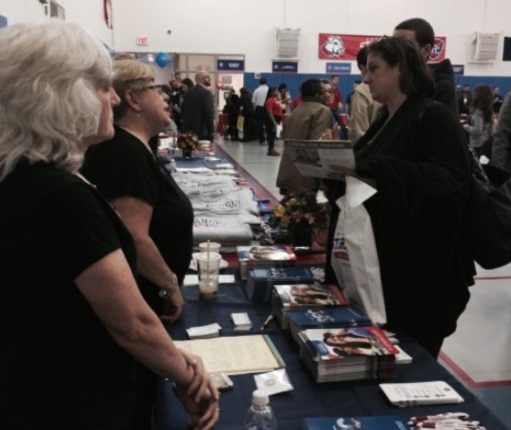 SFCAdmissions's tweet photo. Meet @SFCAdvisement Financial Aid @SFCRegistrar @sfcactivities @SFCHousing @SFBKTerriers in Genovesi. #SFCOpenHouse #SFCBound https://t.co/RjkjQGwatE
