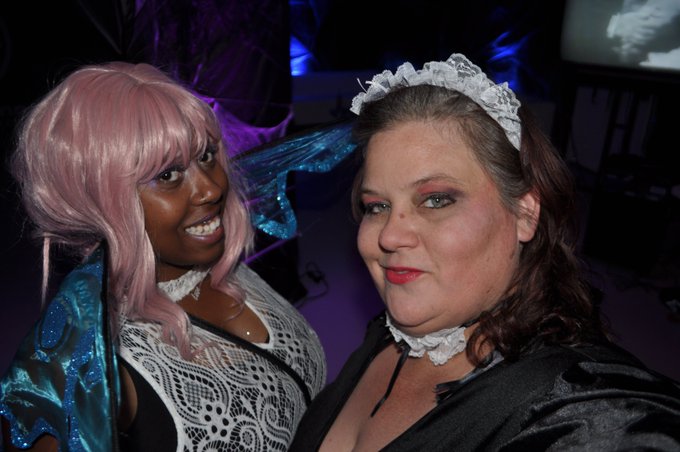 Had a Great time at the @MyFreeCams Halloween Party last night Thanks @KaylaKissess_ for running back<a class="tags" href="/tag/myfreecams">@myfreecams</a>