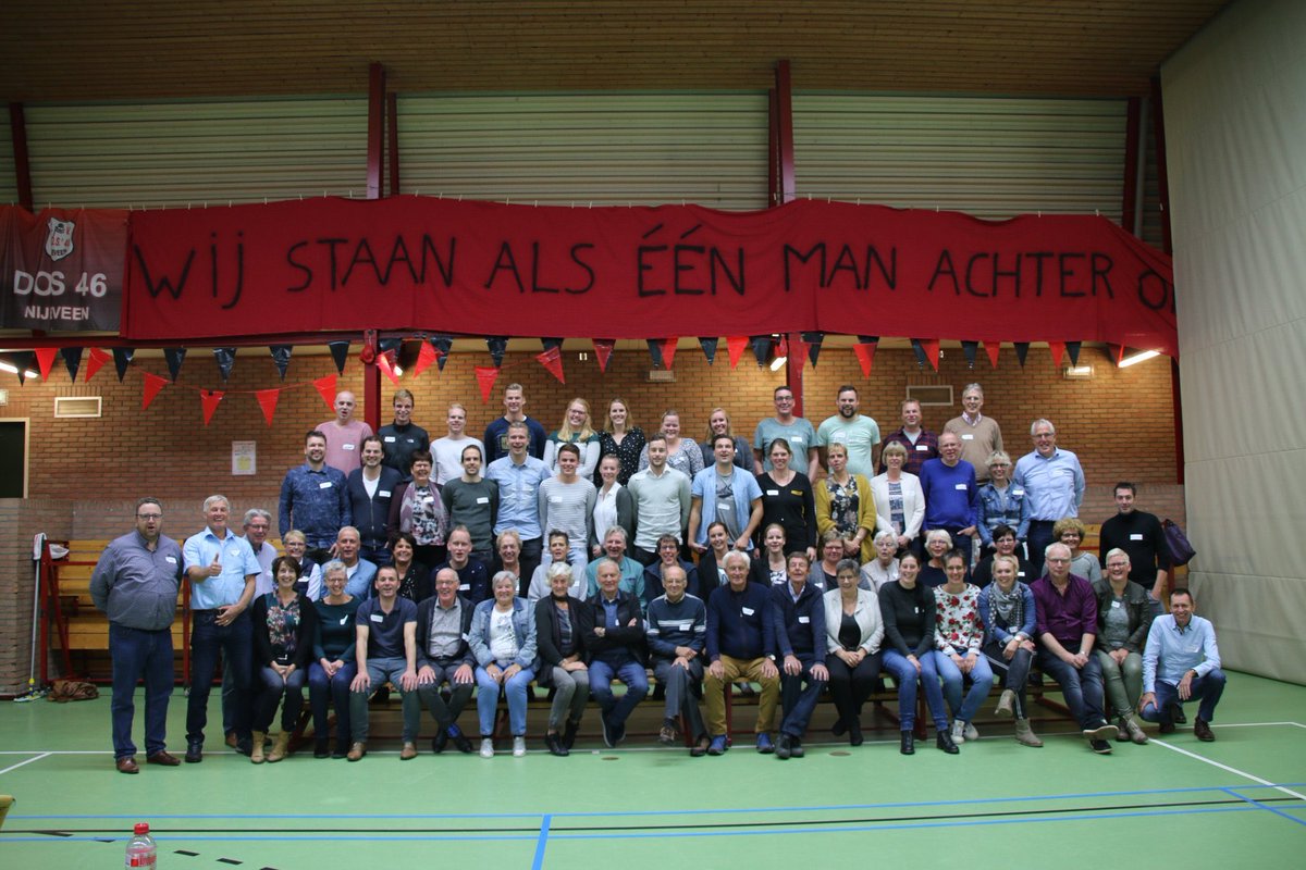 D.O.S.'46 gaat al 50 jaar op kampweek. Uniek! Vandaag reünie met 80 kampleiders. Verbindend, waardevol &amp; top georganiseerd. Mooi stel hoor.
