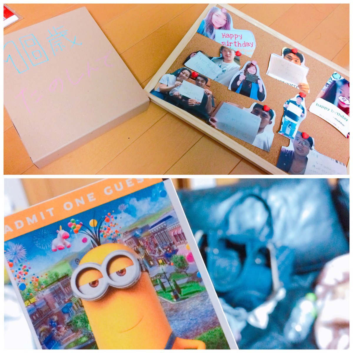 つかってません Sur Twitter 10 28 29泊まり Usj 二回目の誕生日サプライズ感動した みんなからメッセージ書かれとって アルバムも作ってくれとってアルバムにユニバのチケット入っとったし イケメンや笑 ハリドリ楽しすぎて四回も乗った ゾンビ全く怖くな