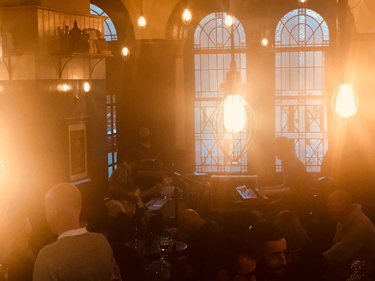 @_EllisDavies with <a href="/SlingBlues/">Sling Blues</a> delivering some fantastic retroesque cosmic blues in #Stockport today. Amazing sound for a chilled #sunday