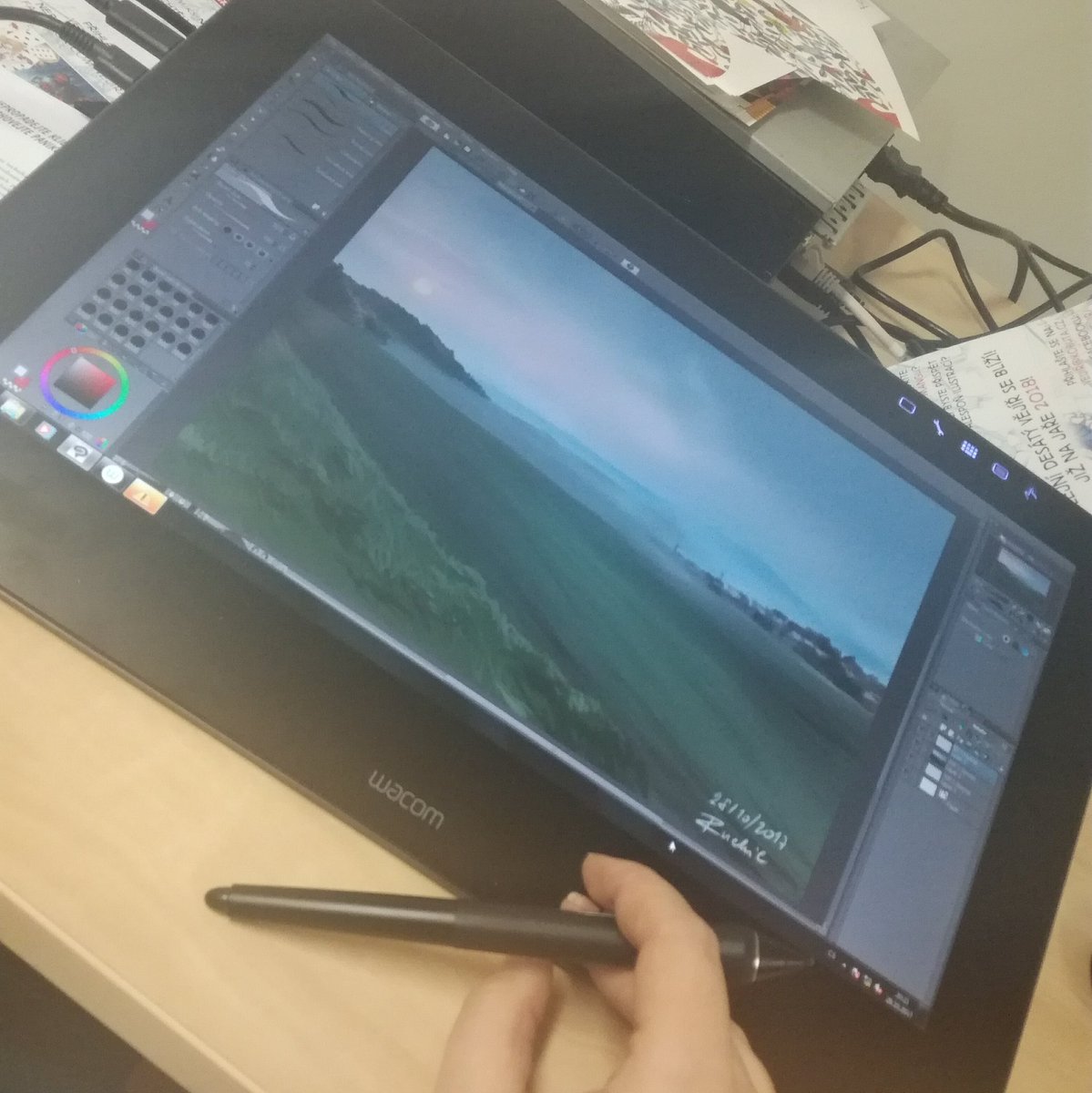 Ruchie_D's tweet photo. #akicz #wacom tablety na vyzkouseni byly super https://t.co/VcOQvfp502