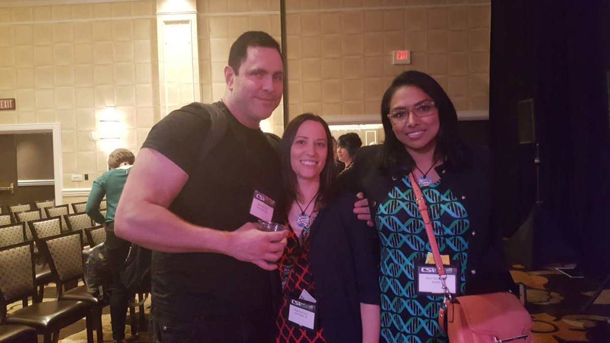 _Credible_Hulk_'s tweet photo. With @mommyphd2 and @ksenapathy at #CSICON2017 . https://t.co/8LHmGSeOBS