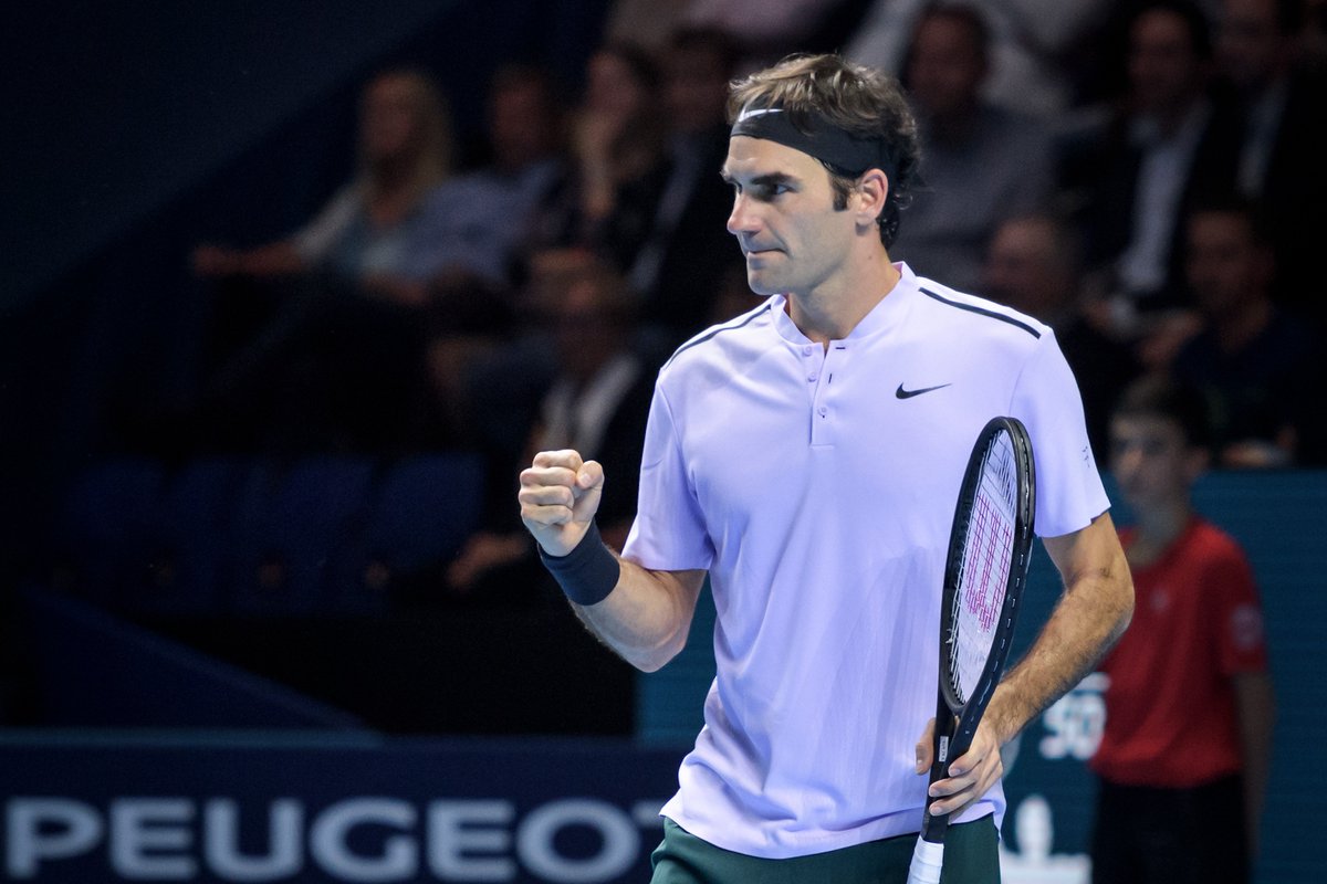 atptour's tweet photo. Eight feels great 🎱✨

Federer takes home his 8th Basel title ➡️ https://t.co/W4hq8eJWP0 https://t.co/fXGanNZD8B