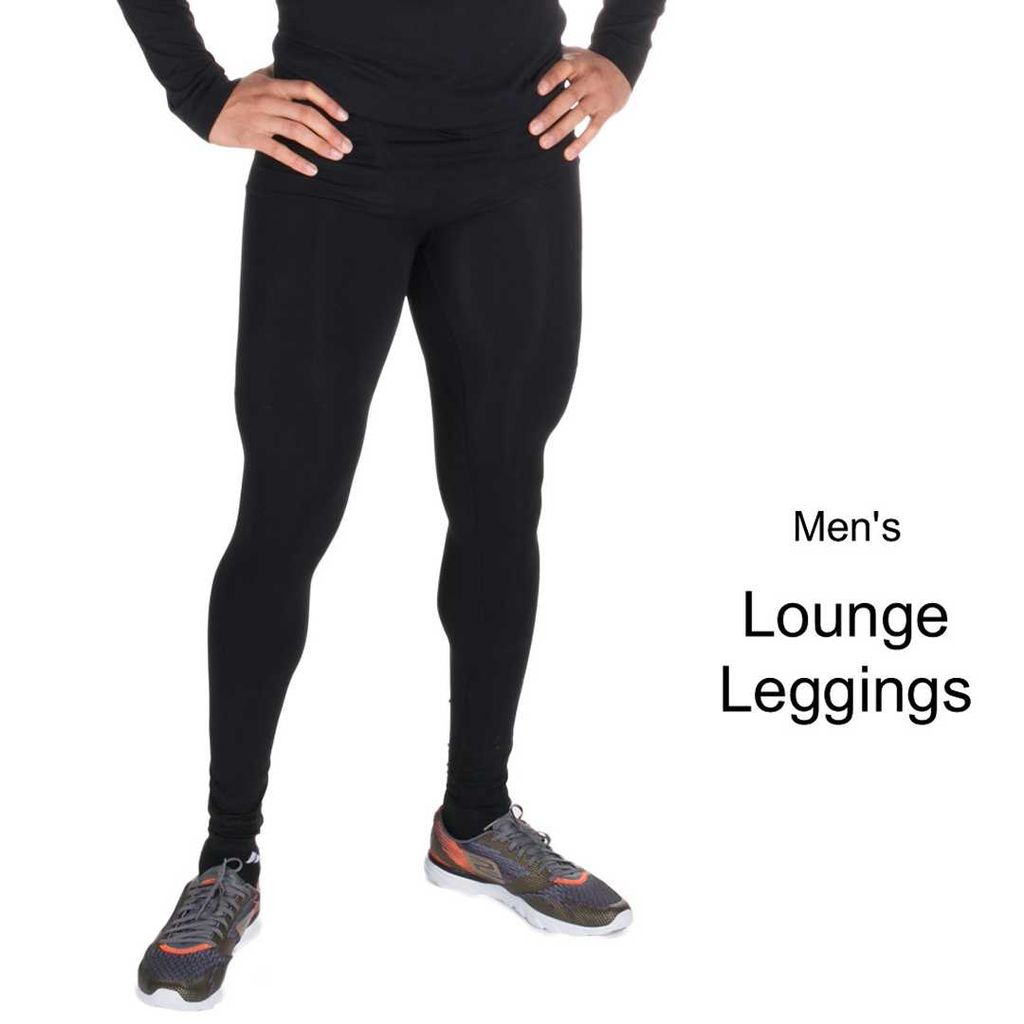 Form Fitting Lounge Leggings For Men Oh Yea #leggings #mensleggings #longjohns #menslongjohns #circulationproblems #loungingabout #nightwear