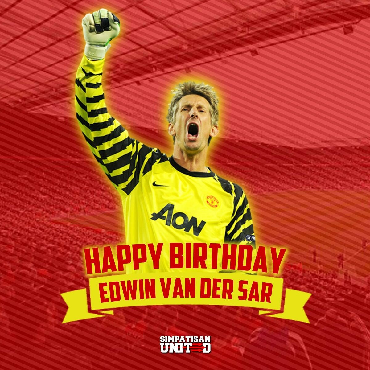 Happy Birthday Best Goalkeeper, Edwin Van Der Sar!
.   