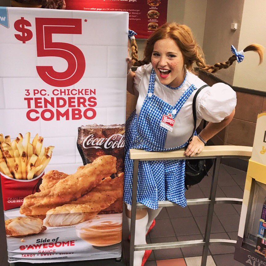Last night was FRESH (never frozen) with a side of s’awesome! 🍟🍔 <a href="/Wendys/">Wendy’s</a> #WheresTheBeef #HappyHalloween