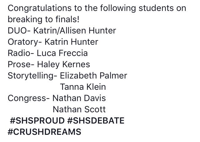 Congratulations to those who completed at Maryville, the team was very successful this weekend!👍🏻