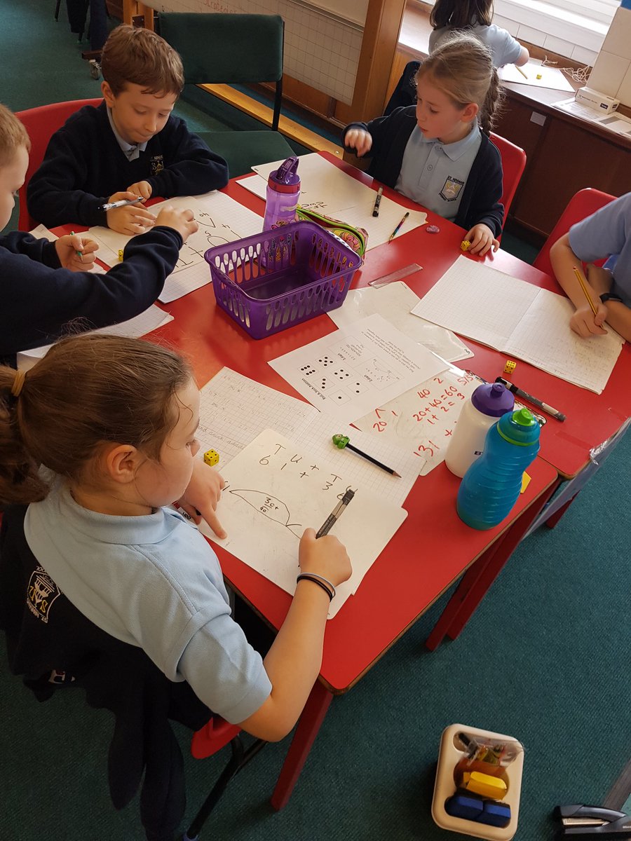 MrsClarkeStNin's tweet photo. We enjoyed different activities to create our own sums to answer β #beanbagthrow #rollandstick https://t.co/IuLu2kqSyv