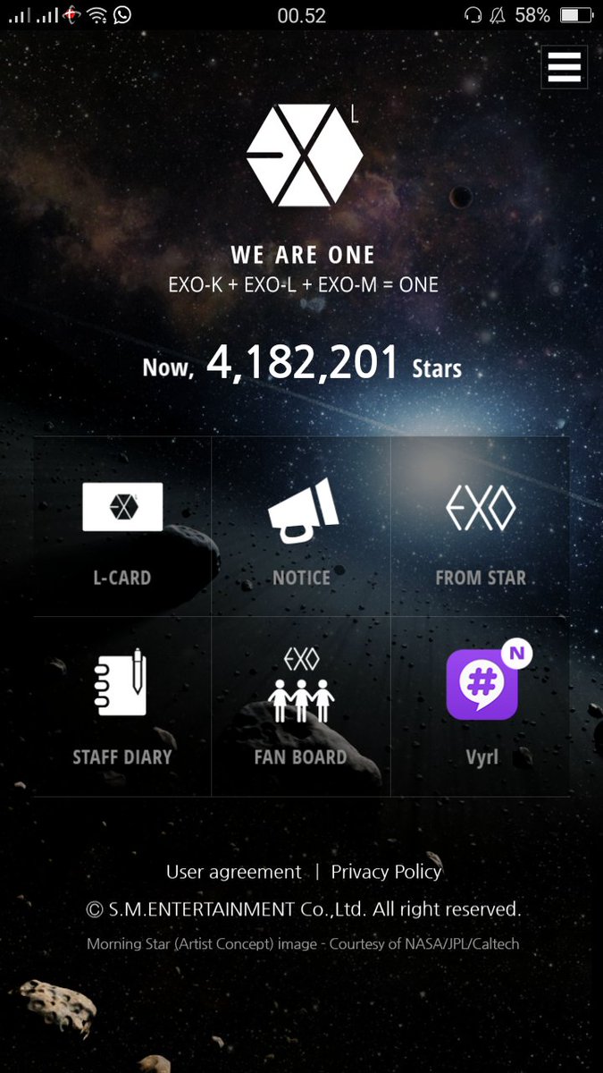 Sriyunsss's tweet photo. There's 4.182.201 aeris, if we are together we can do it
#We_can_do_it_EXOL
#WeAreOne
#EXOLvotingchallenge
#EXOL_INAVotingChallenge
#EXO https://t.co/4DxkeBa1FA