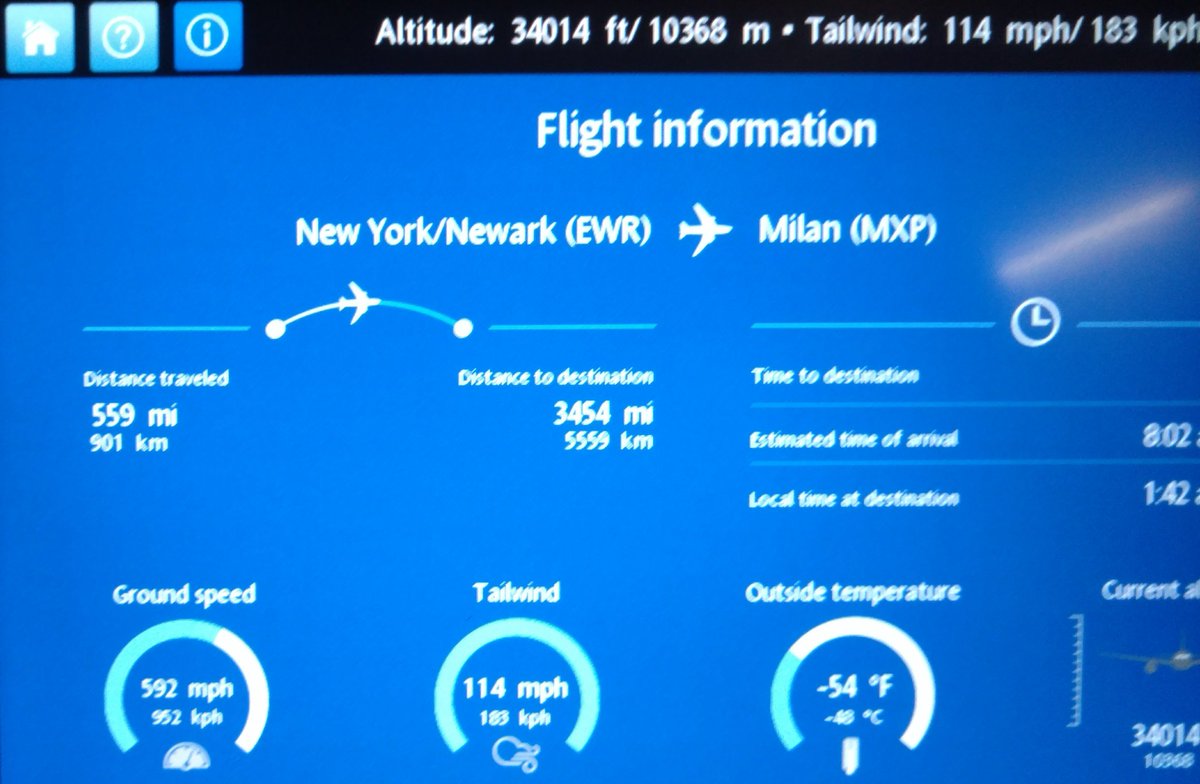 kenklin's tweet photo. The "Distance" graphic on my @united flight would be much better as #dataviz reflecting travelled miles. Bothered me for 8 hours. https://t.co/bjorBhQ6c2