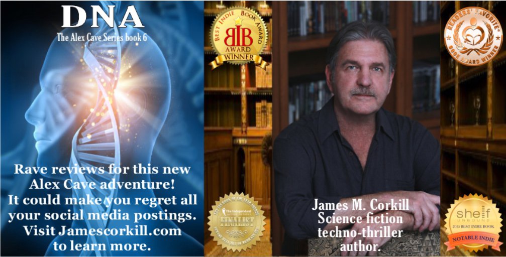 Jamesmcorkill's tweet photo. #DNA and social media postings will determine who will survive! #TechnoThriller . #IARTG #IAN1 #asmsg #SFRTG
https://t.co/cxafozxErI https://t.co/CNwWzq83Yx