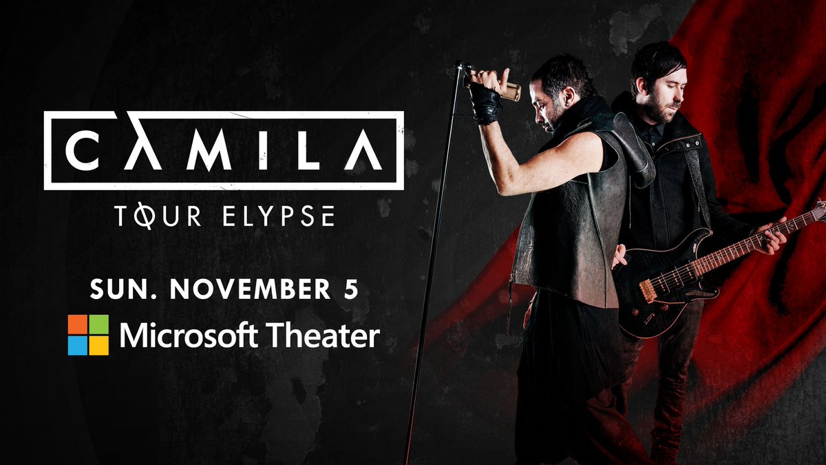 peacock_theater's tweet photo. El próximo domingo, 11/5, @CamilaMX cierra la gira!! #TourElypse 

Boletos: https://t.co/aUTk57oCdN https://t.co/Vw79ryqOex