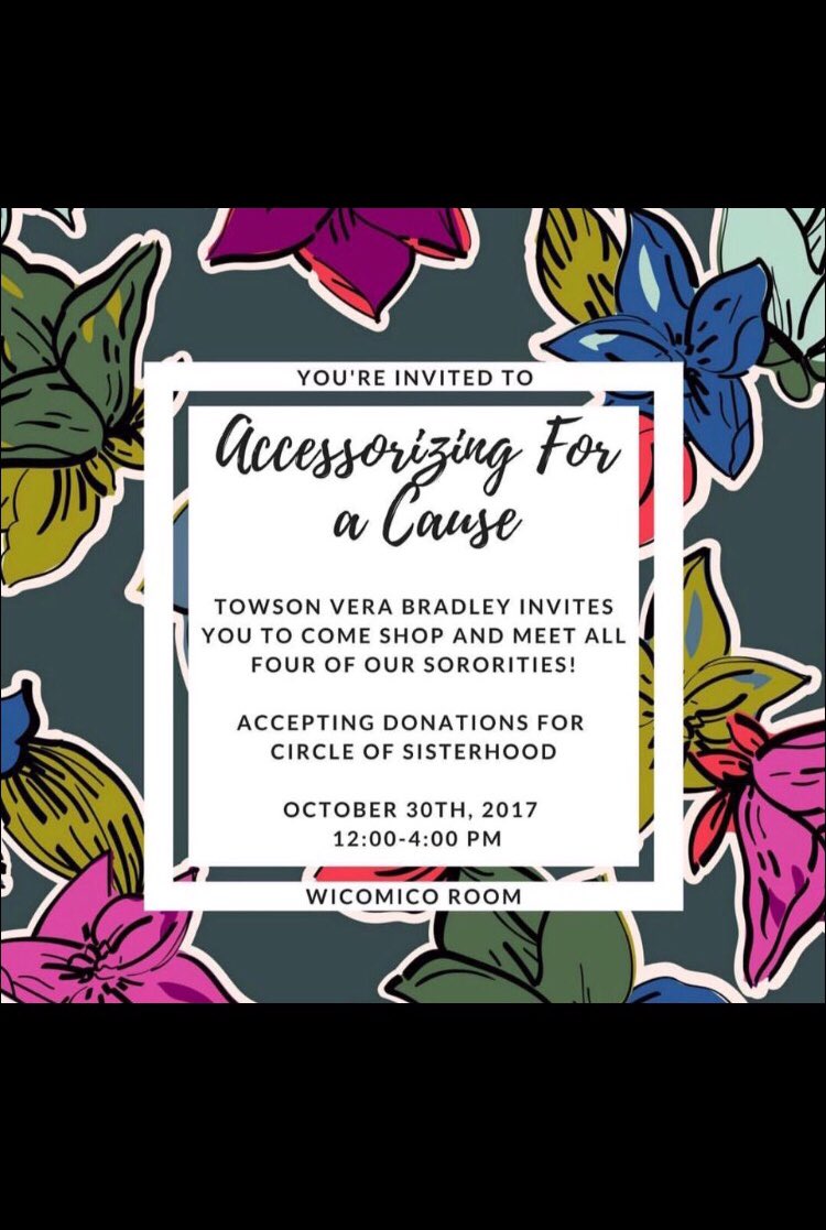 Come out and meet all of the sororities tomorrow in Wicomico :)