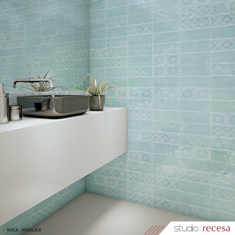studio_recesa's tweet photo. A combinação de revestimentos coloridos pode trazer um charme extra à decoração de uma casa. Inspire-se! #porcelanato https://t.co/Hx0MxqbHXP