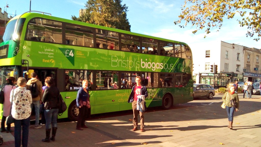 JonFray's tweet photo. Took a ride on a Bristol biogas bus aka #poobus https://t.co/er6O9GyXcY