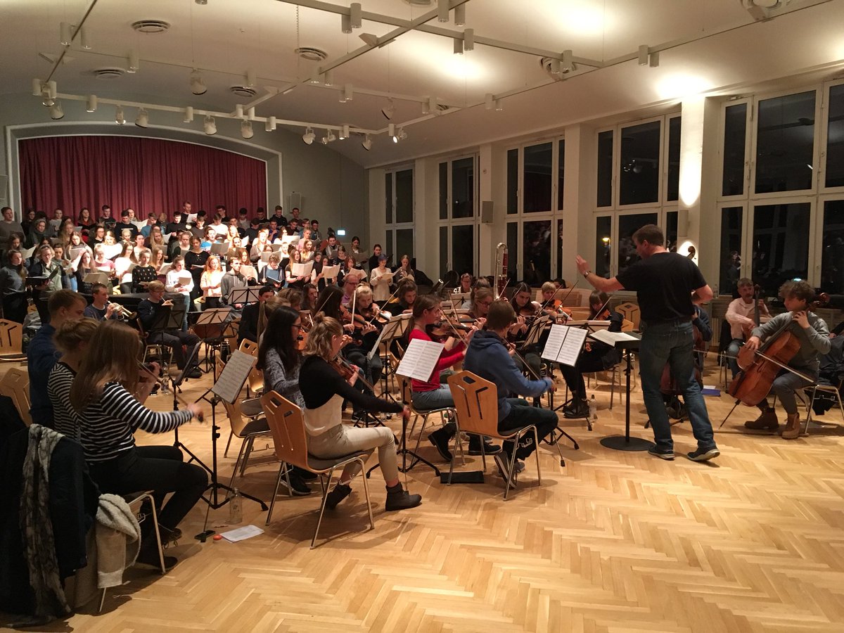Endproben für REFO 500 in Demmin, großartige Kooperation  mit Goethe- und Lessing-Gymnasium und ein wunderbarer Chorleiter Stephan Müller!!