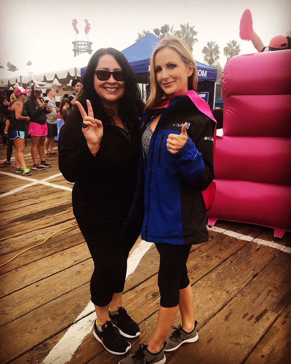 Krismm922's tweet photo. Thank you @KTLA @LaurenLyster for helping make @MakingStridesSM a big success! 💖👍🏼 #MakingStridesSM #Pink #BreastCancer #KTLA5 https://t.co/J8uso3OSXm
