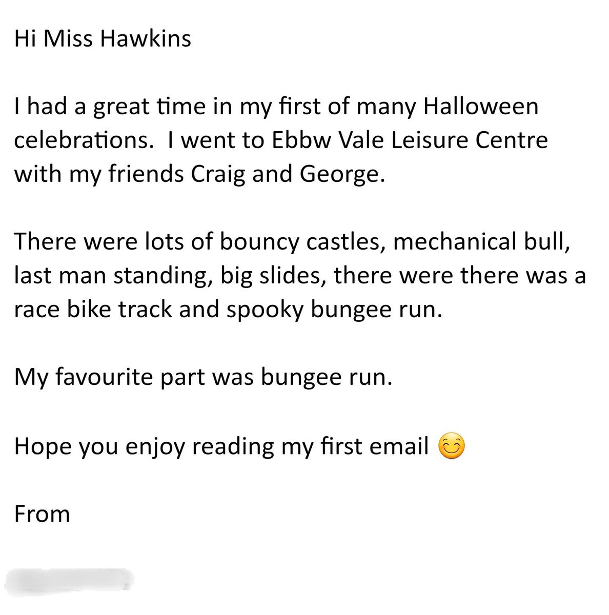 WPSYr4Melyn's tweet photo. Pleased to have received some great emails already about what year 4 are getting up to over half term! #DCF #interactingandcollaborating https://t.co/f1kMNFmmOP