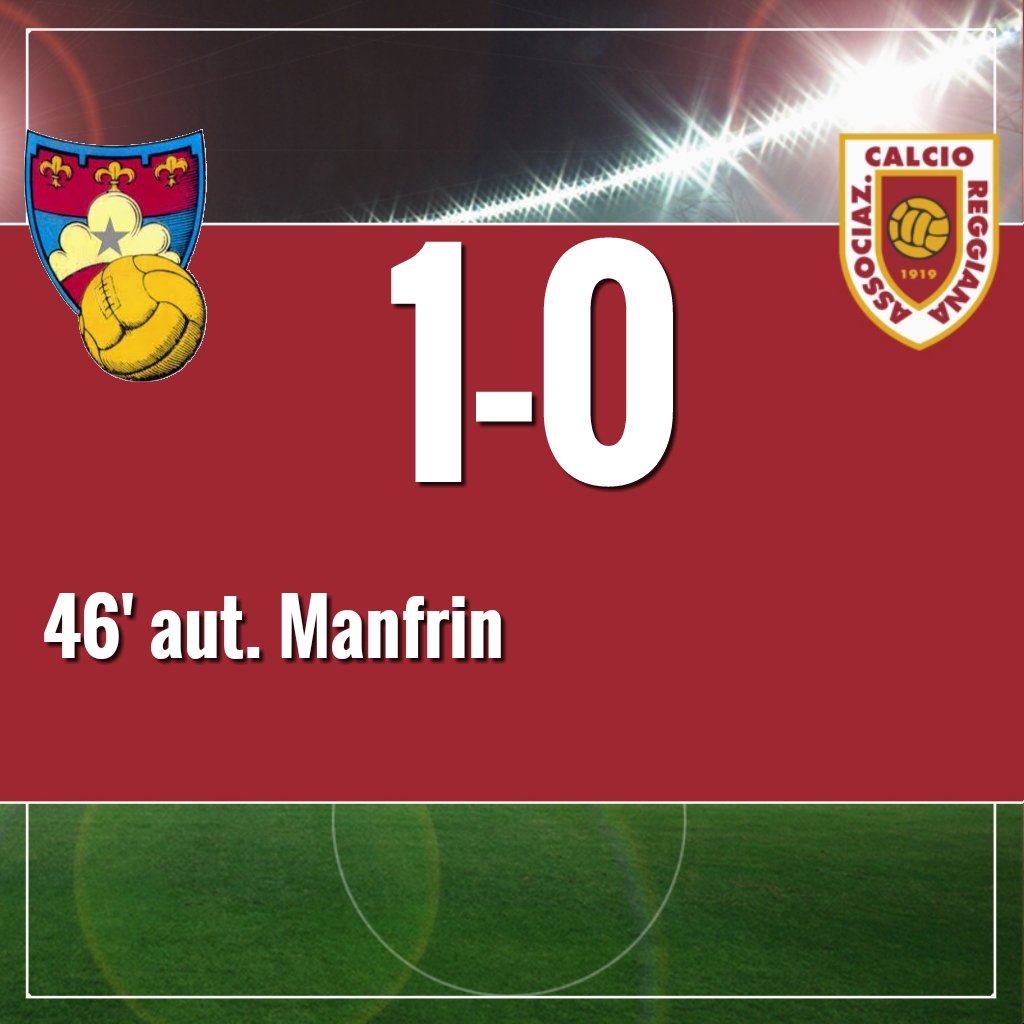 Reggiana1919_IT's tweet photo. #daicandom #cuoregranata #weareacr1919 #gubreg #gubbio #reggiana #calcio #seriec 

#GUBBIOREGGIANA 1-0
46' aut. Manfrin https://t.co/tyFoyKxqnk