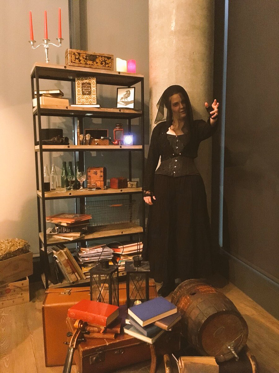 AWAPrd's tweet photo. #AWonderfulAdventure into #SpectresOfPoe by #EdgarAllanPoe at @Openealing!
#ActorsLife #Theatre #Halloween2017 #Halloween #HalloweenWeekend https://t.co/Gb0VTmUZFo