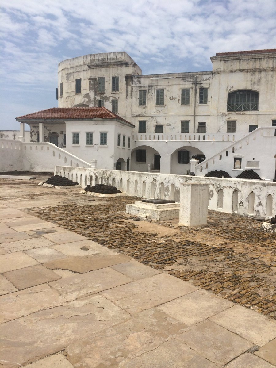 MA1923's tweet photo. Cape Castle visit today from which millions of slaves went through the gate of no return. No words. #Norfolk2Ghana17 https://t.co/jDMXYRwOQv