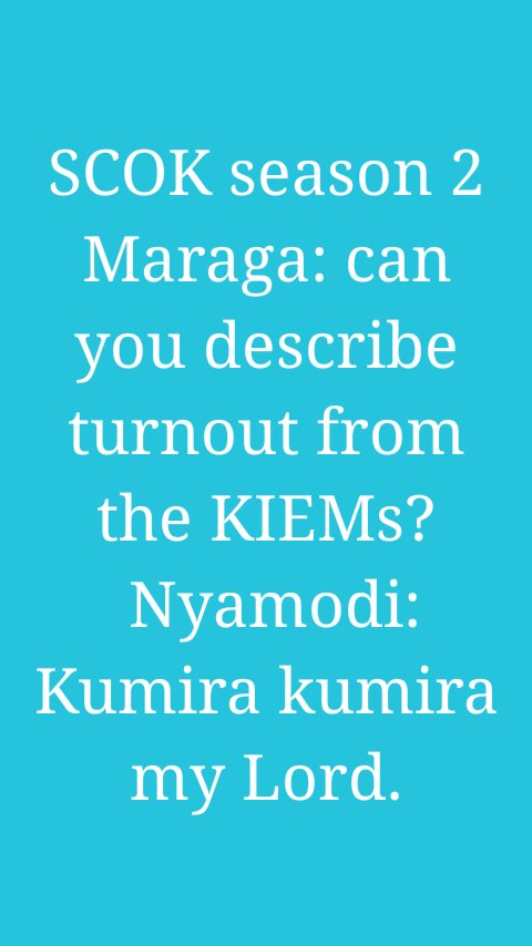 In two weeks, nangoja kuskia hii pale Supreme Court, under CJ Maraga #KenyaPoll #ElectionOfDoom #ElectionBoycottKE #ElectionsKE